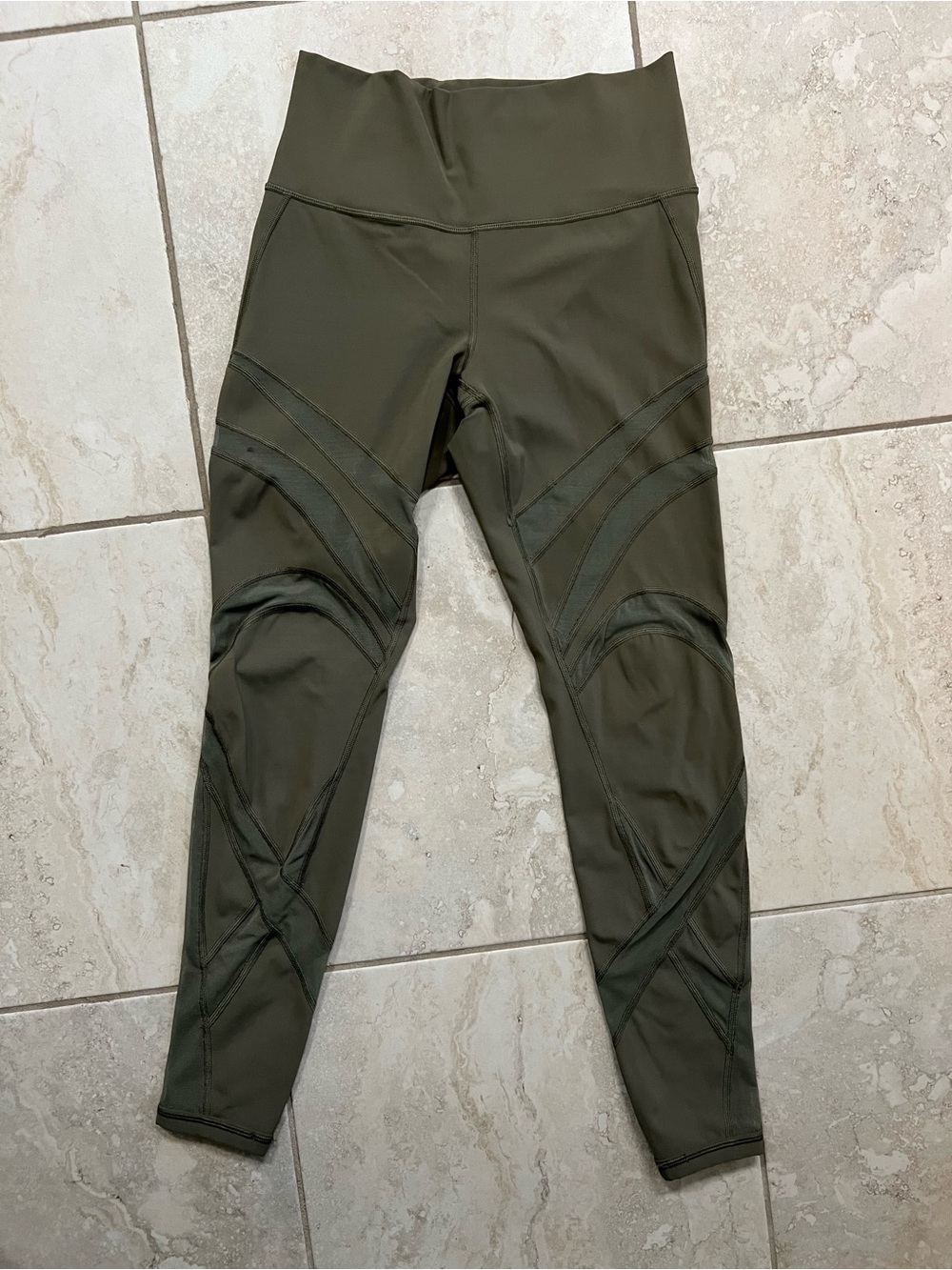 lululemon athletica Olive Green High-Rise Leggings